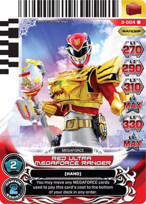 Red Ultra Megaforce Ranger 004
